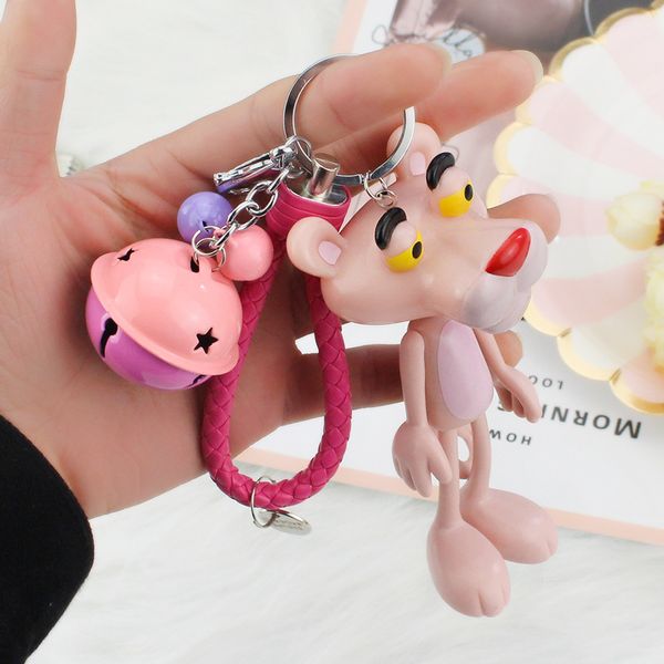 bag charm cartoon cute doll animal pink panther keychain key rings leather rope bells key chains women car bag charms pendant, Silver
bag charm cartoon cute doll animal pink panther keychain key rings leather rope bells key chains women car bag charms pendant, Silver