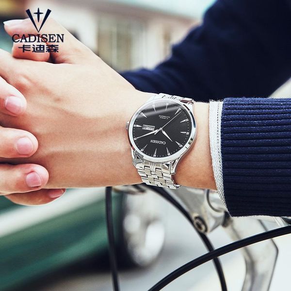 cadisen matic механические часы мужчины нержавеющая сапфир стекло япония miyota 8205 движение мужской часы бизнес relogio masculino jllpus, Silver
cadisen matic механические часы мужчины нержавеющая сапфир стекло япония miyota 8205 движение мужской часы бизнес relogio masculino jllpus, Silver