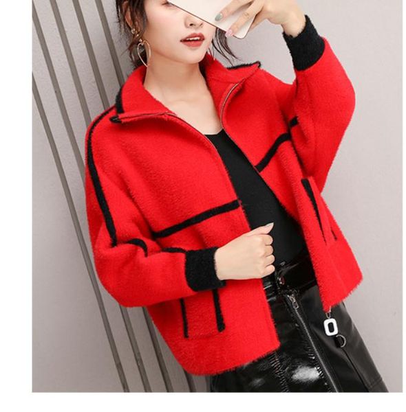 2021 spring and autumn winter with new style fashion long sleeve women's sweater coat@312, White;black
2021 spring and autumn winter with new style fashion long sleeve women's sweater coat@312, White;black