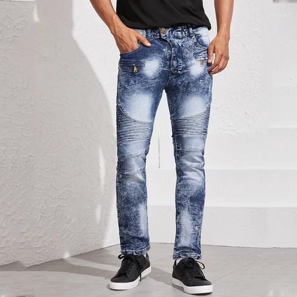 men stretchy ripped skinny biker embroidery print jeans taped slim fit denim scratched jean for men1, Blue
men stretchy ripped skinny biker embroidery print jeans taped slim fit denim scratched jean for men1, Blue