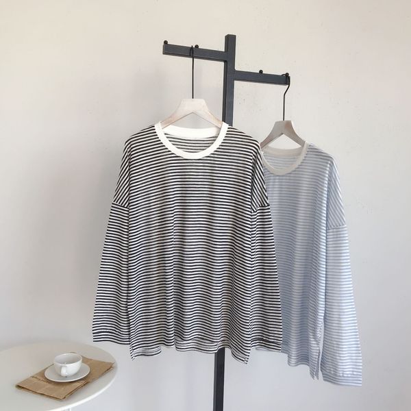 autumn 2020 new sunscreen women's pullover dress dresspullover large medium length t-shirt korean stripe loose long sleeve women's, White
autumn 2020 new sunscreen women's pullover dress dresspullover large medium length t-shirt korean stripe loose long sleeve women's, White