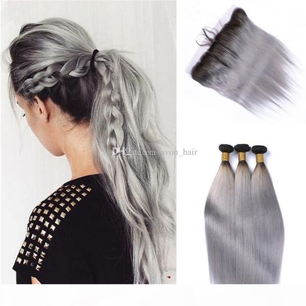 13x4 ear to ear frontal with 1b grey straight hair bundles virgin ombre grey straight hair weft extension with lace frontal, Black;brown
13x4 ear to ear frontal with 1b grey straight hair bundles virgin ombre grey straight hair weft extension with lace frontal, Black;brown
