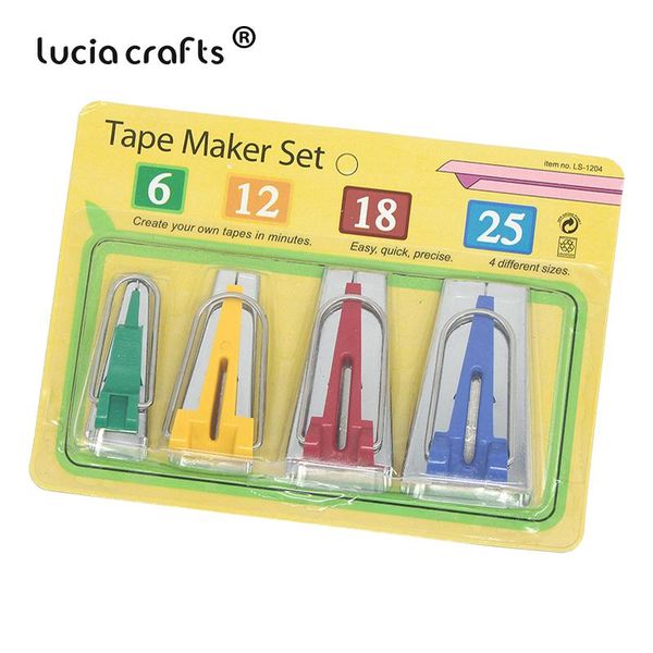 lucia crafts 6mm 12mm 18mm 25mm fabric bias tape makers domestic machine sewing quilting tools accessories 089114, Black
lucia crafts 6mm 12mm 18mm 25mm fabric bias tape makers domestic machine sewing quilting tools accessories 089114, Black