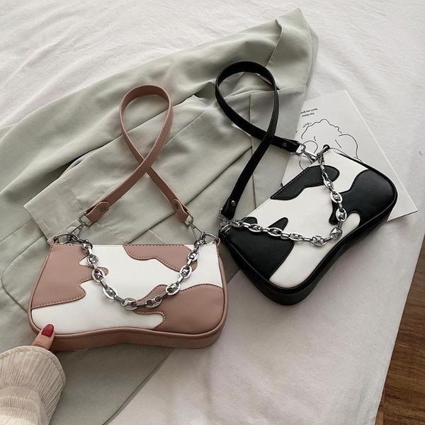 fashion simple female shoulder bag for women 2020 new chain totes cow milk pattern female pu leather zipper messenger handbag
fashion simple female shoulder bag for women 2020 new chain totes cow milk pattern female pu leather zipper messenger handbag