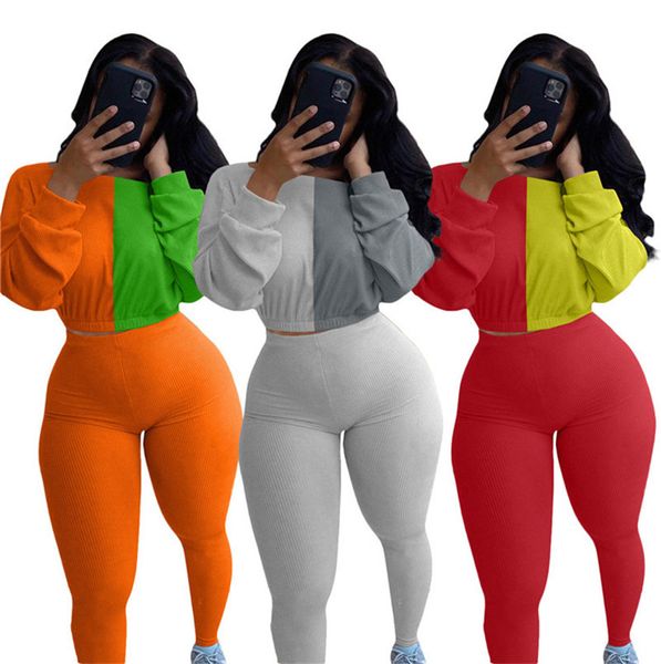 contrast color 2 piece tracksuit womens pullover hoodies pants set outfits women crop sweater legging pants sports suit rib cloth f92905, White
contrast color 2 piece tracksuit womens pullover hoodies pants set outfits women crop sweater legging pants sports suit rib cloth f92905, White