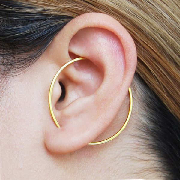 gold circle ear climber handmade triangle earrings gold filled/925 silver jewelry oorbellen minimalist earrings for women t200225, Golden
gold circle ear climber handmade triangle earrings gold filled/925 silver jewelry oorbellen minimalist earrings for women t200225, Golden
