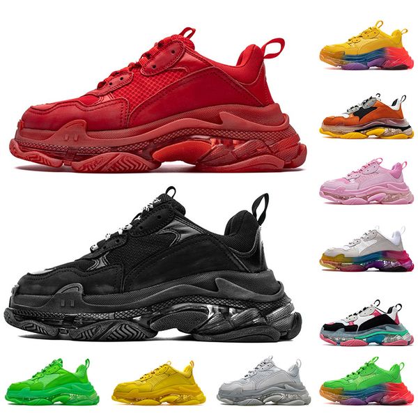 selling men women designers casual shoes triple s sneakers vintage crystal bottoms clear sole pairs 17 fw mens triple s trainers jogging, Black
selling men women designers casual shoes triple s sneakers vintage crystal bottoms clear sole pairs 17 fw mens triple s trainers jogging, Black