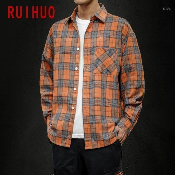 ruihuo 2020 new spring casual plaid shirt men slim fit cotton male button long sleeve shirts men fashion brand -5xl1, White;black
ruihuo 2020 new spring casual plaid shirt men slim fit cotton male button long sleeve shirts men fashion brand -5xl1, White;black