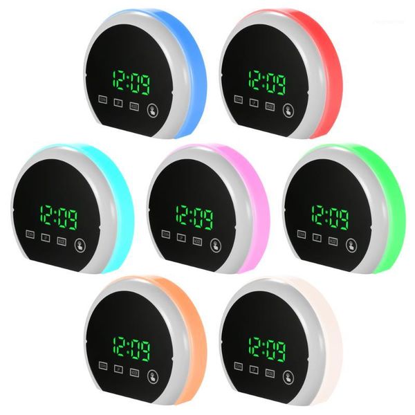 other clocks & accessories digital alarm clock led touch mirror 12h/24h display adjustable rgb colorful lighting dual usb ports1
other clocks & accessories digital alarm clock led touch mirror 12h/24h display adjustable rgb colorful lighting dual usb ports1
