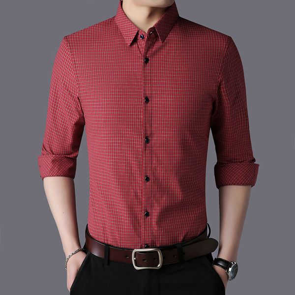 brand autumn men's shirt pure cotton plaid for male long sleeves casual kg-50, White;black
brand autumn men's shirt pure cotton plaid for male long sleeves casual kg-50, White;black