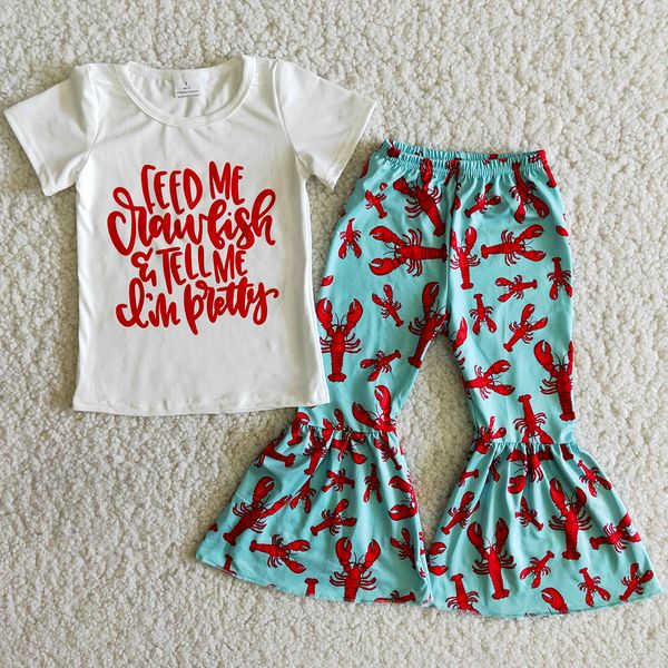 rts infant toddle girls clothes set crawfish design boutique girls summer clothing outfits wholesale kid boutique clothing set, White
rts infant toddle girls clothes set crawfish design boutique girls summer clothing outfits wholesale kid boutique clothing set, White