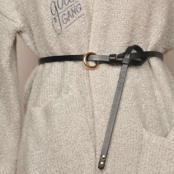 leather women's decorative overcoat, layer, cowhide, korean version, simple versatile belt, sweater and skirt, knot, Black;brown
leather women's decorative overcoat, layer, cowhide, korean version, simple versatile belt, sweater and skirt, knot, Black;brown