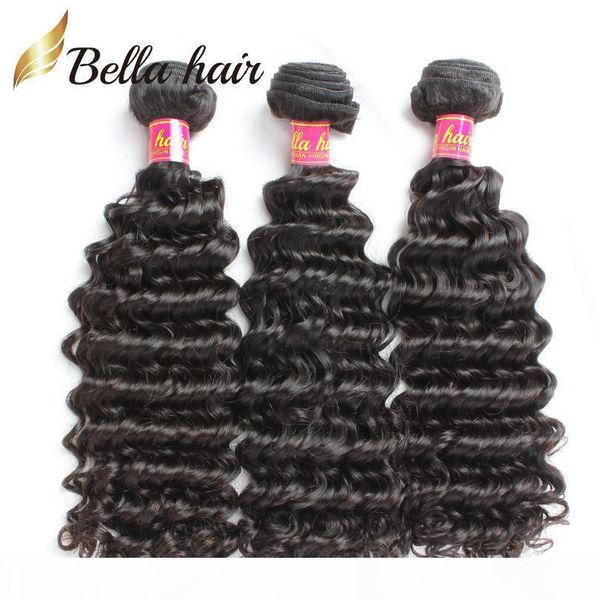 bella hair remy human hair bundles deep wave unprocessed brazilian european malaysian indian peruvian hair weft extension full ends, Black
bella hair remy human hair bundles deep wave unprocessed brazilian european malaysian indian peruvian hair weft extension full ends, Black