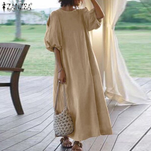 zanzea summer sundress women elegant puff sleeve long dress casual off shoulder solid party vestido cotton linen dresses kaftan1, Black;gray
zanzea summer sundress women elegant puff sleeve long dress casual off shoulder solid party vestido cotton linen dresses kaftan1, Black;gray