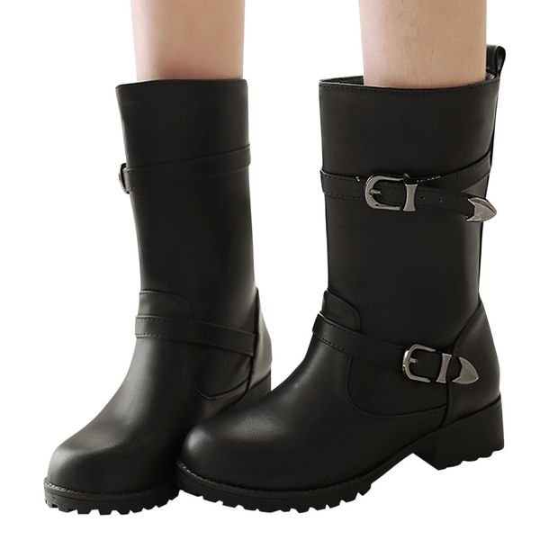 boots tide motorcycle vintage women 2121 fashion solid winter shoes large size brown platform, Black
boots tide motorcycle vintage women 2121 fashion solid winter shoes large size brown platform, Black