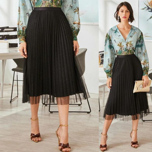 elegant black tulle female skirts pleated midi long women skirt autumn high waist skirts lady trendy 2020 women fashion clothing1
elegant black tulle female skirts pleated midi long women skirt autumn high waist skirts lady trendy 2020 women fashion clothing1