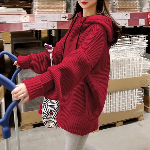fashion loose women pullovers sweaters 2020 new autumn winter hooded knitted casual sweaters female sweet sweater fp12501, White;black
fashion loose women pullovers sweaters 2020 new autumn winter hooded knitted casual sweaters female sweet sweater fp12501, White;black