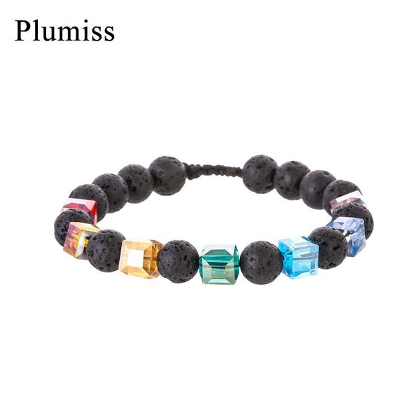 7 chakra colors square crystal wrap bracelet for women natural stone lava essential oil diffuser bracelets jewelry friendship, Golden;silver
7 chakra colors square crystal wrap bracelet for women natural stone lava essential oil diffuser bracelets jewelry friendship, Golden;silver