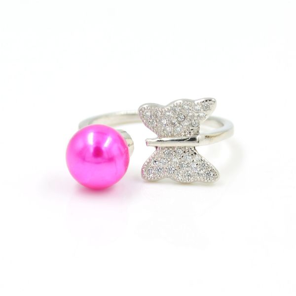 s925 sterling silver zircon butterfly ring mountings for women pearl jewelry ring mounts fittings accessories diy jewelry making, Slivery;crystal
s925 sterling silver zircon butterfly ring mountings for women pearl jewelry ring mounts fittings accessories diy jewelry making, Slivery;crystal