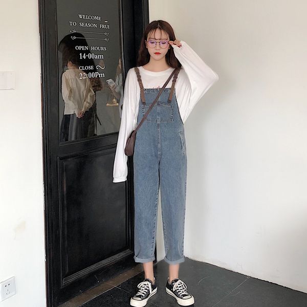 2021 new denim blue slacks adjustable length women straight pockets fashion yt50281 overalls xe4j, Black;white
2021 new denim blue slacks adjustable length women straight pockets fashion yt50281 overalls xe4j, Black;white