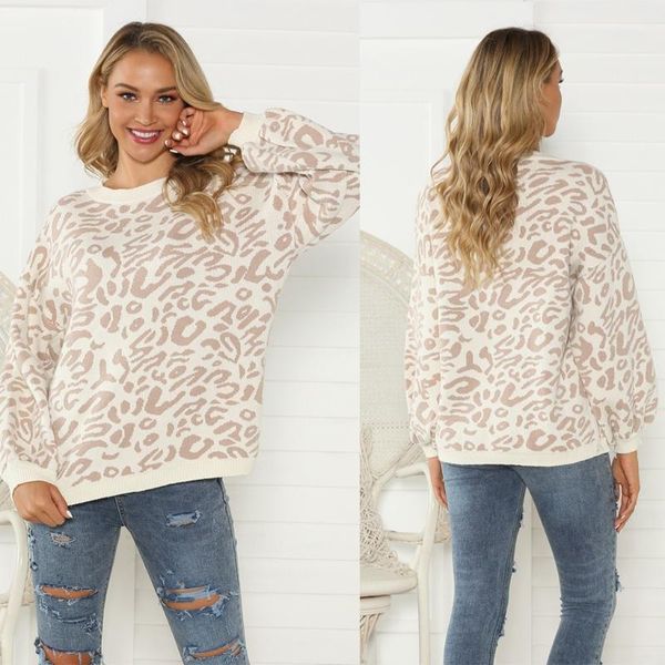 women's sweaters women winter autumn crew neck knit sweater casual long sleeve leopard pullover, White;black
women's sweaters women winter autumn crew neck knit sweater casual long sleeve leopard pullover, White;black