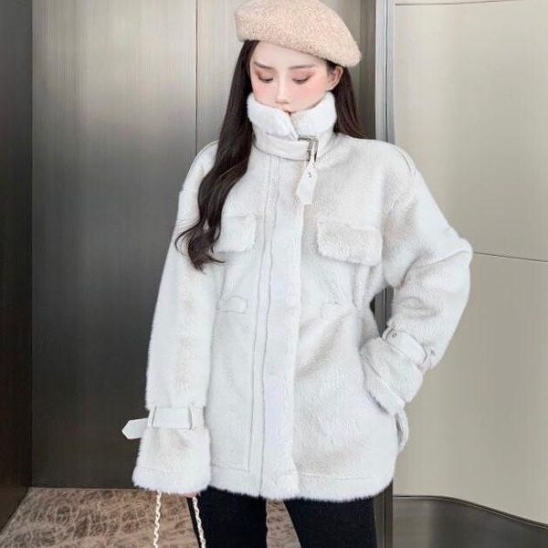 women 2021 autumn winter faux fur jackets coats vintage female thick coats casual lady imitation warm outwears c182, Black
women 2021 autumn winter faux fur jackets coats vintage female thick coats casual lady imitation warm outwears c182, Black