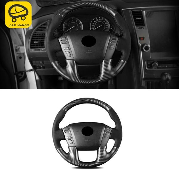 carmango car accessories diy sewing steering wheel cover genuine cow leather cushion decoration for y62 2010-2020
carmango car accessories diy sewing steering wheel cover genuine cow leather cushion decoration for y62 2010-2020