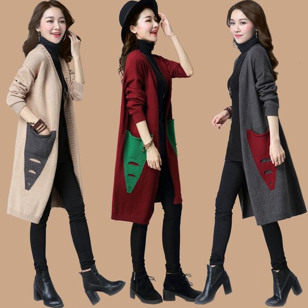 women autumn nightgown new female cardigan knitted-out korean temperament jumper outerwear plus size 3xl r373 8y5y, White;black
women autumn nightgown new female cardigan knitted-out korean temperament jumper outerwear plus size 3xl r373 8y5y, White;black
