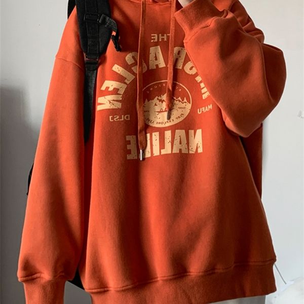 fried 2021 street couple women's sweatshirt new autumn more velvet retro port style hooded coat arb7, Black
fried 2021 street couple women's sweatshirt new autumn more velvet retro port style hooded coat arb7, Black