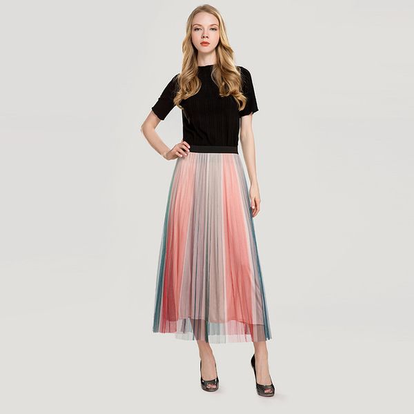 summer long skirts colorful long tulle skirts elastic waist fashion skirts high waist ing, Black
summer long skirts colorful long tulle skirts elastic waist fashion skirts high waist ing, Black