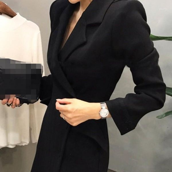 new winter womens long korean single breasted slim fit lapel collar outerwear female business office lady blazer1, White;black
new winter womens long korean single breasted slim fit lapel collar outerwear female business office lady blazer1, White;black