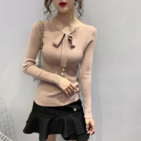 2020 new early women's autumn and winter long-sleeved thin slim-fit sweater bow western style bottoming shirt wom, White;black
2020 new early women's autumn and winter long-sleeved thin slim-fit sweater bow western style bottoming shirt wom, White;black