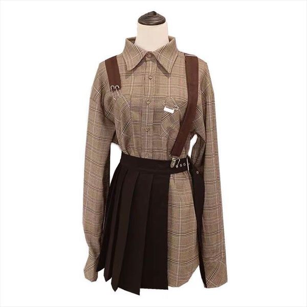 vinatge summer two piece dress women autumn korean pleated plaid dresses for women streetwear plus size dress vestidos, Black;gray
vinatge summer two piece dress women autumn korean pleated plaid dresses for women streetwear plus size dress vestidos, Black;gray