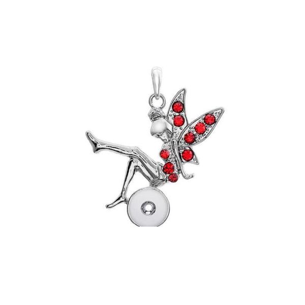 12mm metal snap button jewelry crystal angel pendant necklace for women men's vintage accessories 12 bbymph, Silver
12mm metal snap button jewelry crystal angel pendant necklace for women men's vintage accessories 12 bbymph, Silver