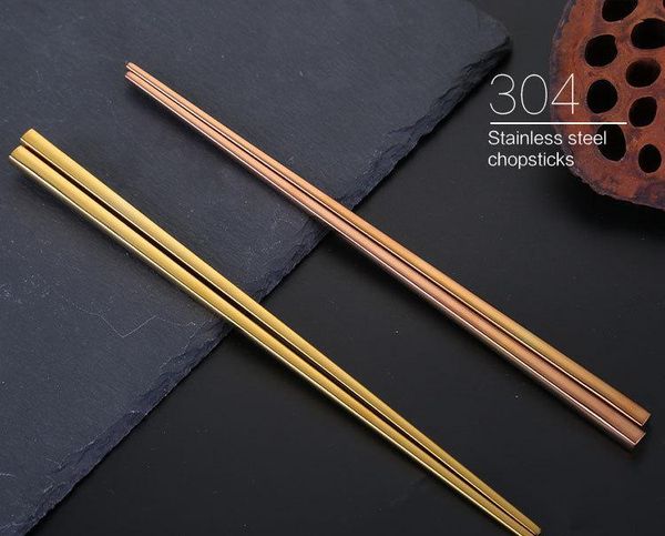 304 stainless steel vacuum plating colorful square chopsticks good quality gold rainbow black chopsticks wholesale jllwtqm lajiaoyard
304 stainless steel vacuum plating colorful square chopsticks good quality gold rainbow black chopsticks wholesale jllwtqm lajiaoyard