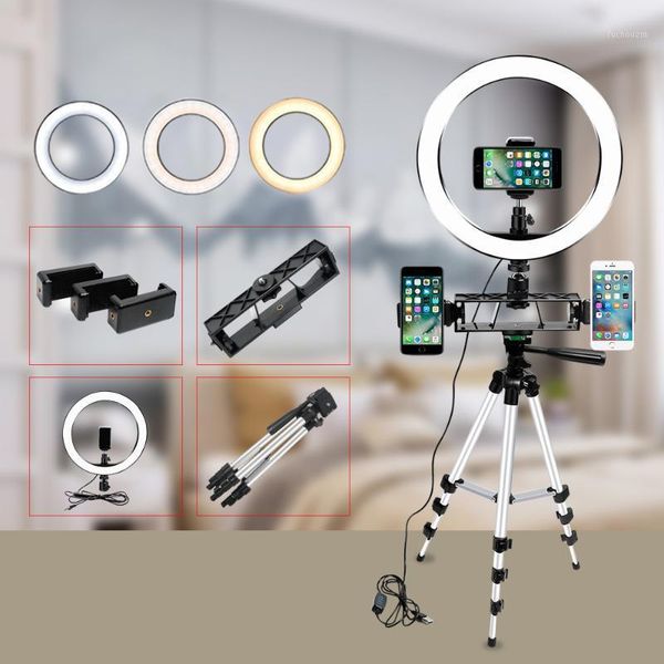 selfie led makeup ring light for 3 phones 26cm/16cm ringlight for youtube 136cm ring lamp video pgraphy light stand tripod1
selfie led makeup ring light for 3 phones 26cm/16cm ringlight for youtube 136cm ring lamp video pgraphy light stand tripod1