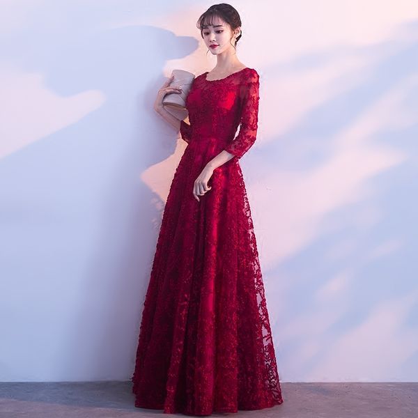 robe de soiree 2021 lace up wine red evening party dresses vintage slim floor-length long dress vestidos de festa prom dresses, Black;red
robe de soiree 2021 lace up wine red evening party dresses vintage slim floor-length long dress vestidos de festa prom dresses, Black;red