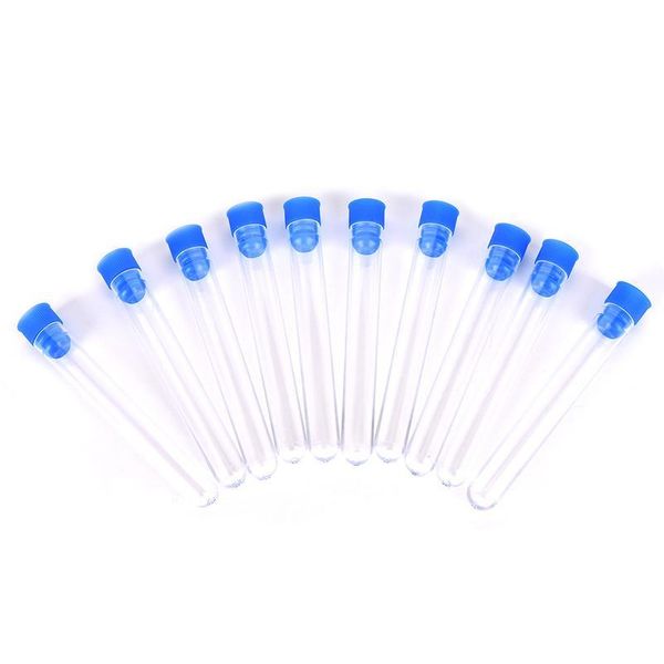 10pcs 15*100mm plastic test tubes with wing plug clear round bottom vial school chemistry lab jlldec
10pcs 15*100mm plastic test tubes with wing plug clear round bottom vial school chemistry lab jlldec