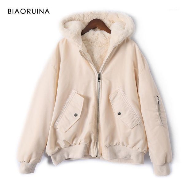women's down & parkas biaoruina reversible fleece patchwork polyester warm thick bomber jacket coat autumn winter loose hooded short pa, Black
women's down & parkas biaoruina reversible fleece patchwork polyester warm thick bomber jacket coat autumn winter loose hooded short pa, Black