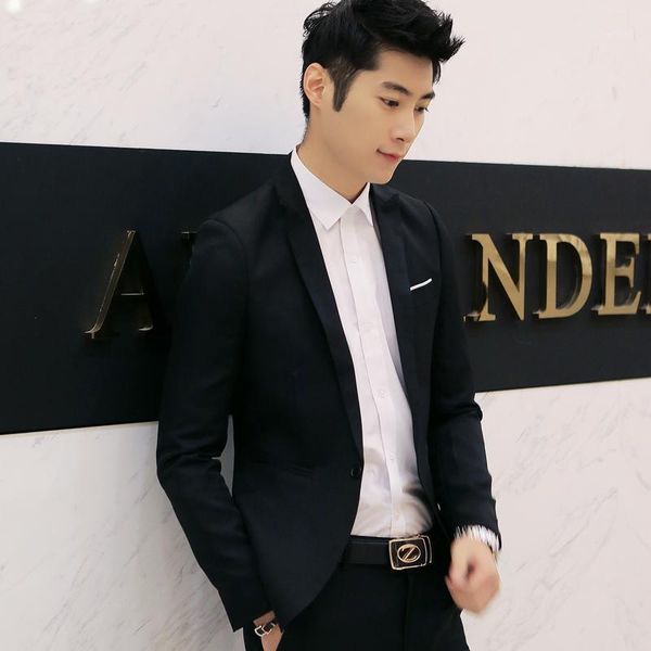 men's casual clothing blazer masculine blazer m-2xl tuxedo dress men one button male solid slim fit costume homme suit jackets1, Black;brown
men's casual clothing blazer masculine blazer m-2xl tuxedo dress men one button male solid slim fit costume homme suit jackets1, Black;brown