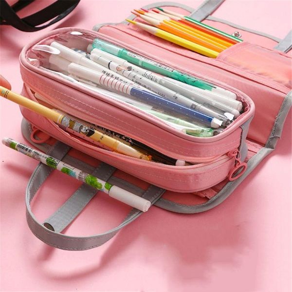 large capacity waterproof oxford zipper pen box portable storage bag makeup holder cosmetic case handbag for girls women
large capacity waterproof oxford zipper pen box portable storage bag makeup holder cosmetic case handbag for girls women