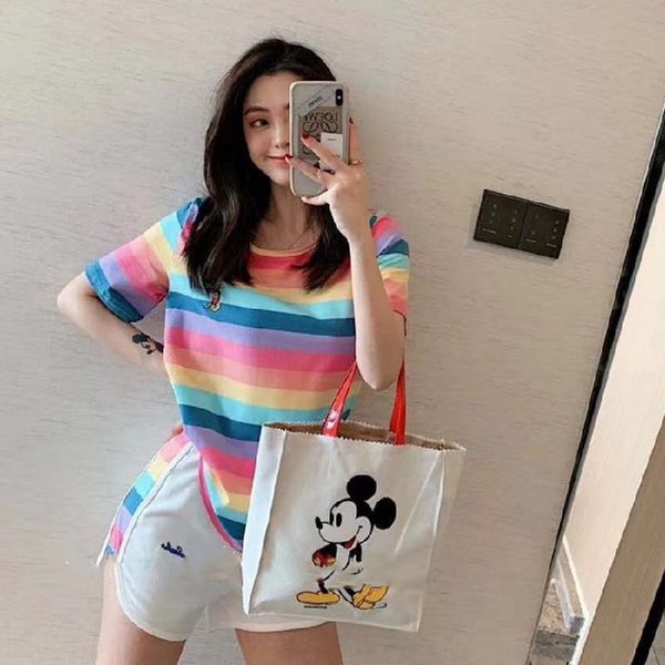 cotton 2020 minirainbow suit summer new korean cotton t-shirt and shorts women's round neck t-shirt and shorts 2-piece set qqgib, Gray
cotton 2020 minirainbow suit summer new korean cotton t-shirt and shorts women's round neck t-shirt and shorts 2-piece set qqgib, Gray