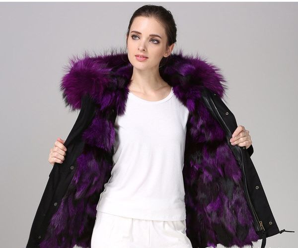 2020 purple raccoon fur trim mukla furs brand women snow coats purple fox fur lining black canvas mini parkas
2020 purple raccoon fur trim mukla furs brand women snow coats purple fox fur lining black canvas mini parkas