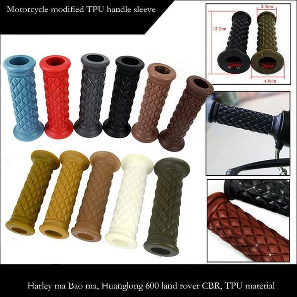 1 pair universal tup none-slip rubber motorcycle handlebars 7/8'' 22mm handle bar hand grips for motorbike scooter1
1 pair universal tup none-slip rubber motorcycle handlebars 7/8'' 22mm handle bar hand grips for motorbike scooter1