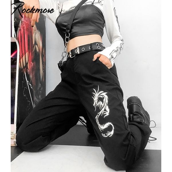 rockmore dragon printed cargo pants women high waist trousers drawstring wide leg pants chinese style streetwear winter autumn y200114, Black;white
rockmore dragon printed cargo pants women high waist trousers drawstring wide leg pants chinese style streetwear winter autumn y200114, Black;white