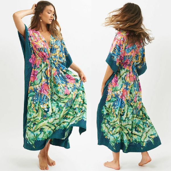 2021 green bohemian printed bats sleeve high waist summer beach dress cotton tunic women beachwear kaftan maxi dresses q1087 f0122, Black;gray
2021 green bohemian printed bats sleeve high waist summer beach dress cotton tunic women beachwear kaftan maxi dresses q1087 f0122, Black;gray