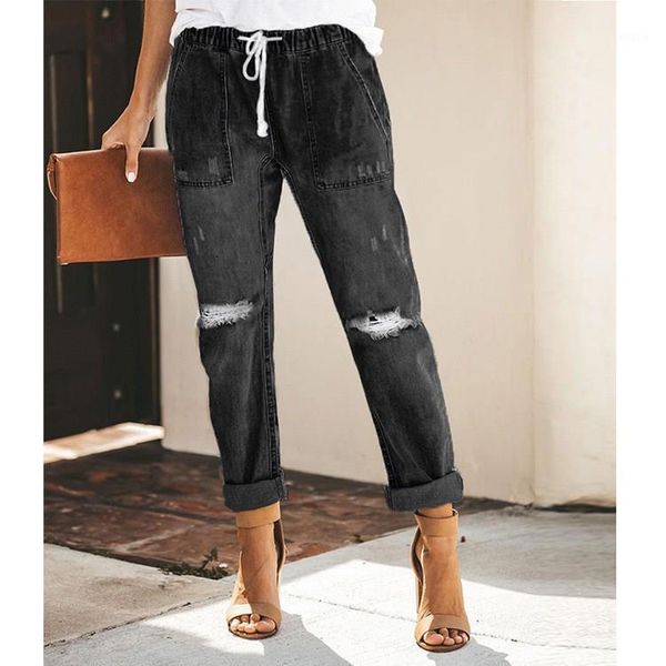 women casual solid wide leg high waist jeans vintage lace up hole straight pants loose denim trousers1, Blue
women casual solid wide leg high waist jeans vintage lace up hole straight pants loose denim trousers1, Blue