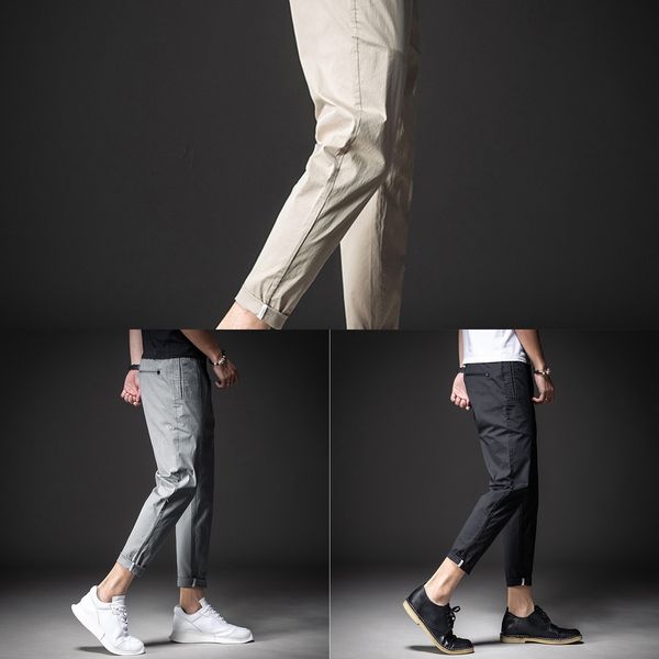 new elastic casual korean men's business work men's summer thin slim sports sports pants pants hewpo, Blue
new elastic casual korean men's business work men's summer thin slim sports sports pants pants hewpo, Blue