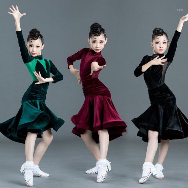 latin dance dress kids long sleeves practice clothes 110cm-180cm large children cha cha clothing suit competition costume 34151, Black;red
latin dance dress kids long sleeves practice clothes 110cm-180cm large children cha cha clothing suit competition costume 34151, Black;red