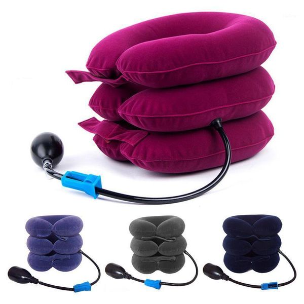 1 pcs air inflatable pillow cervical neck head pain traction support brace device new neck health care massage device relax home1
1 pcs air inflatable pillow cervical neck head pain traction support brace device new neck health care massage device relax home1